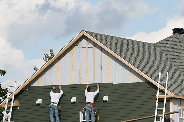 Professional Siding Contractor technician working in Tryon, NC